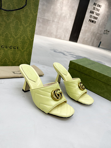 Gucci 2022 The latest mid-heeled slippers 35-43-70fabc05